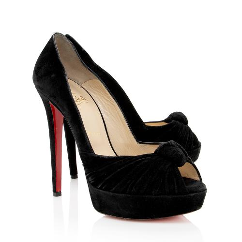 Christian Louboutin Suede Greissimo Pumps - Size 10.5 / 40.5