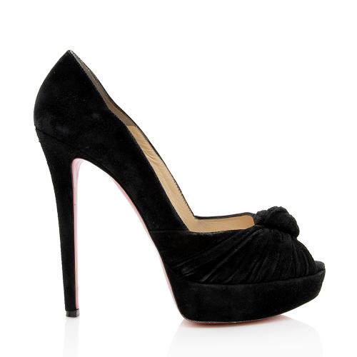 Christian Louboutin Suede Greissimo Pumps - Size 10.5 / 40.5