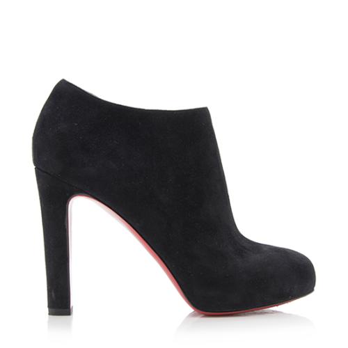 Christian Louboutin Suede Vicky Booties - Size 9 / 39