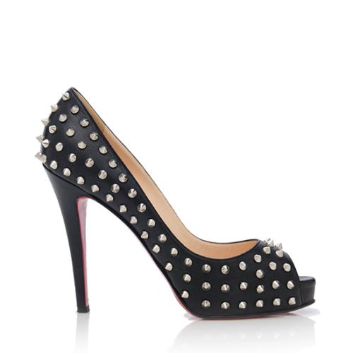 Christian Louboutin Very Prive Spike Pumps - Size 7.5 / 37.5