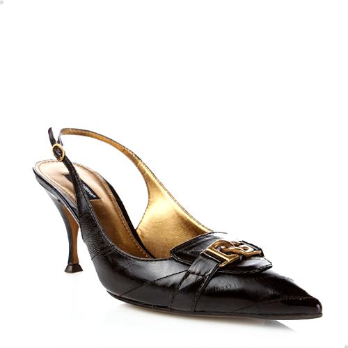 Dolce & Gabbana Pointed Toe Slingbacks - Size 9 / 39