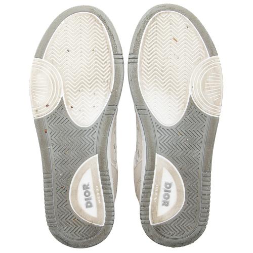 Dior Oblique Calfskin Nubuck Low Top Sneakers - Mens Size 8.5 / 38.5