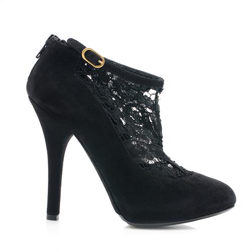 Dolce & Gabbana Lace Booties - Size 7 / 37