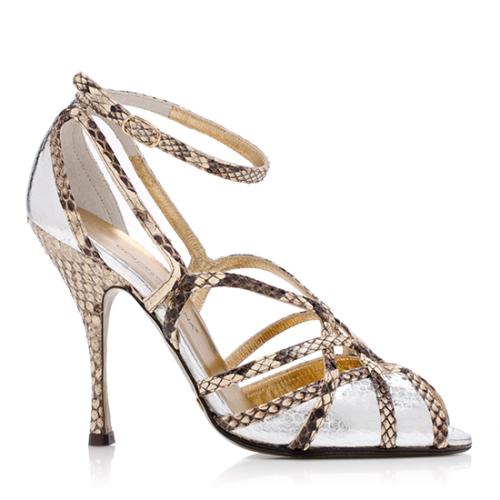Dolce & Gabbana Metallic Sandals - Size 5 / 35