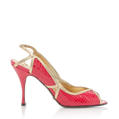 Dolce & Gabbana Whipsnake Sandals - Size 9 / 39