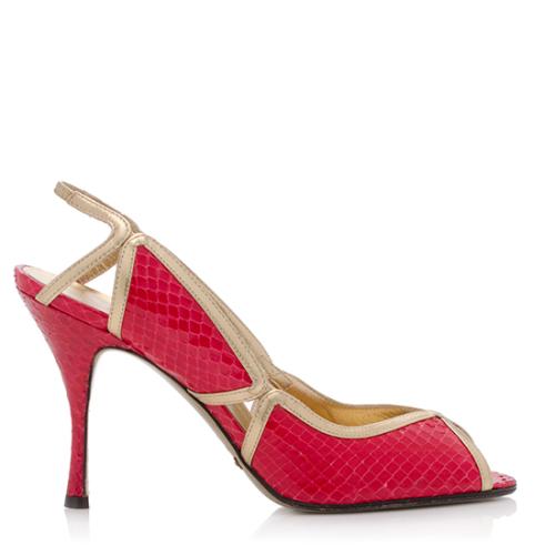 Dolce & Gabbana Whipsnake Sandals - Size 8 / 38