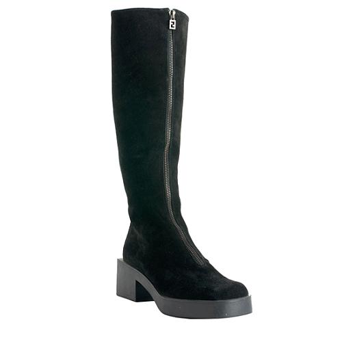 Fendi Platform Knee-High Boots - Size 8 / 38.5
