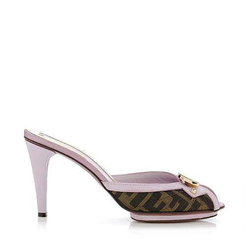 Fendi Zucca Sandals - Size 9 / 39