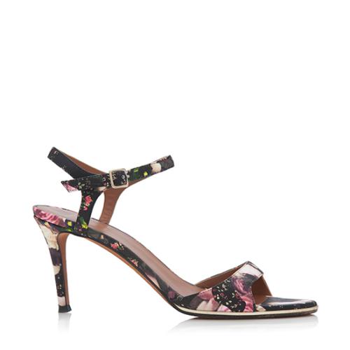 Givenchy Floral Print Sandals - Size 7.5 / 37.5