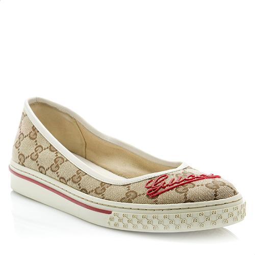 Gucci GG Canvas Sneakers - Size 7 / 37