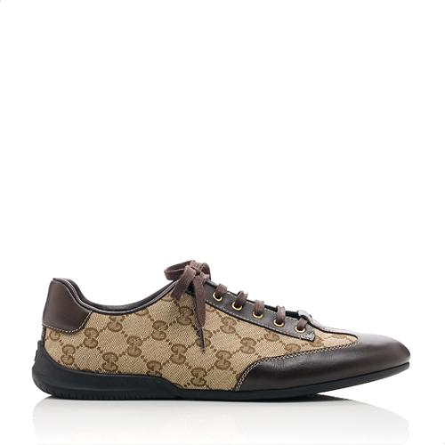 Gucci GG Canvas Sneakers - Size 8.5 / 38.5