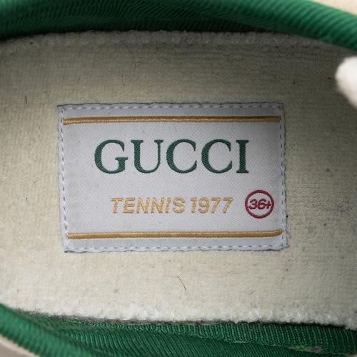 Gucci GG Canvas Web 1977 Tennis Sneakers - Size 6 / 36