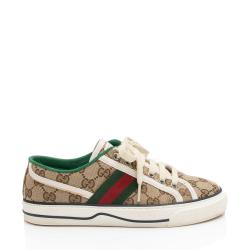 Gucci GG Canvas Web 1977 Tennis Sneakers - Size 6 / 36