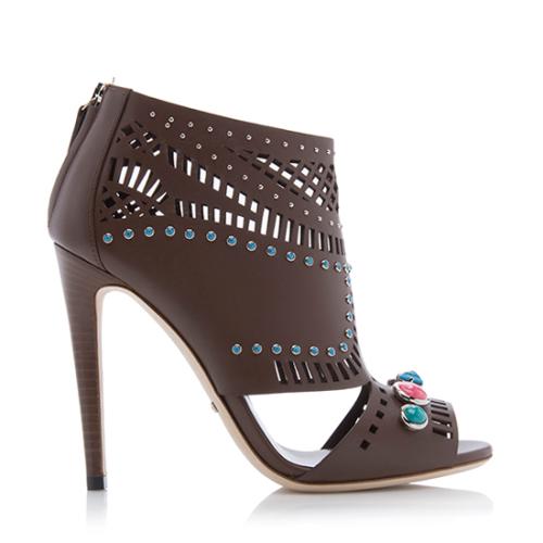 Gucci Laser Cut Lika Sandals - Size 8.5 / 38.5