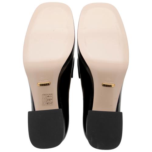 Gucci Leather Horsebit Platform Loafers - Size 8 / 38