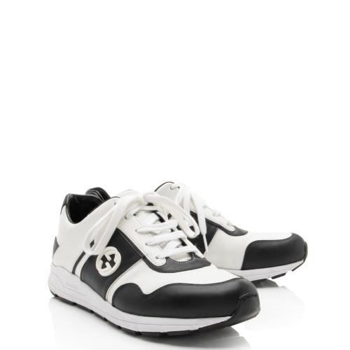 Gucci Leather Interlocking G Sneakers - Size 10 / 40