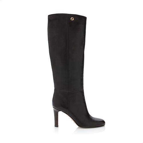 Gucci Leather Knee High Boots - Size 9 / 39