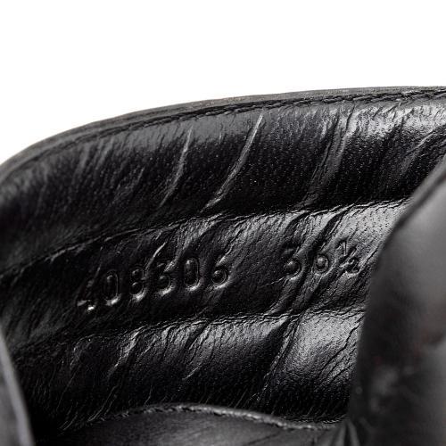 Gucci Matelasse Leather Sylvia Slide Sandals - Size 6.5 / 36.5