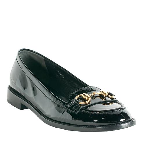 Gucci Patent Leather Horsebit Loafers - Size 9 / 39