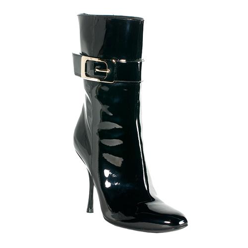 Gucci Patent Leather Mid-Calf Boots - Size 9 / 39