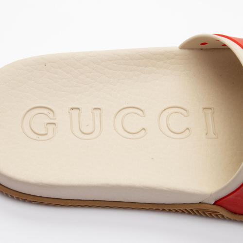 Gucci Rubber Interlocking G Slide Sandals - Size 6 / 36