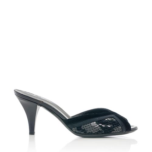 Gucci Sequin Slides - Size 7 / 37