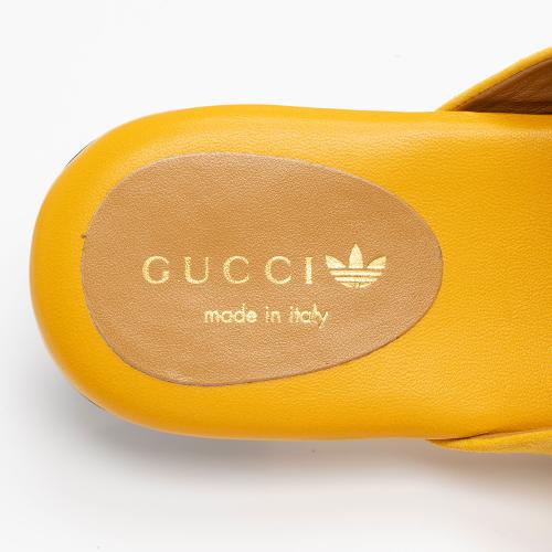 Gucci x Adidas Suede Horsebit Slipper Slides - Size 9.5 / 39.5