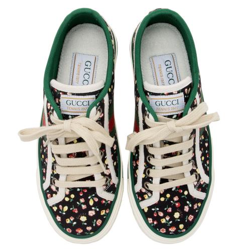 Gucci x Liberty of London Canvas Web Floral 1977 Tennis Sneakers - Size 5.5 / 35.5