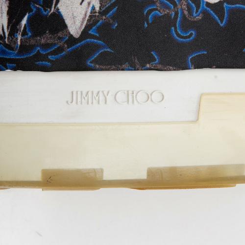 Jimmy Choo Floral Print Sneakers - Size 7 / 37
