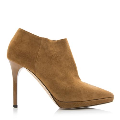Jimmy Choo Suede Lindsey Booties - Size 6.5 / 36.5