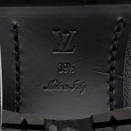 Louis Vuitton Calfskin Chain Outlaw Boots - Size 9.5 / 39.5