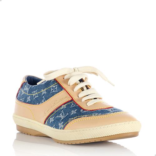 Louis Vuitton Denim Sneakers - Size 7 / 37.5