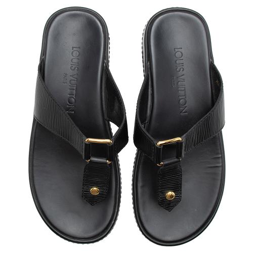 Louis Vuitton Epi Leather Thong Sandals - Size 6.5 / 36.5