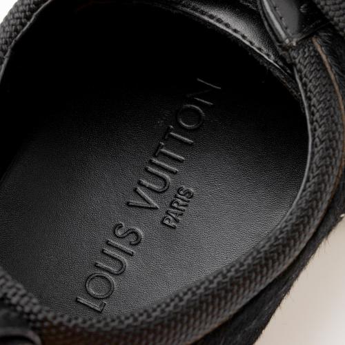 Louis Vuitton Rare Shoe Sneakers Women Wedge Pony Hair Leather Size EU 39  US 6.5