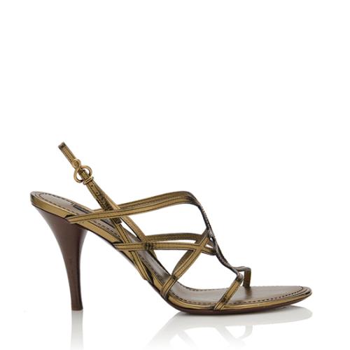 Louis Vuitton Magnolia Strappy Sandals - Size 8 / 38 - FINAL SALE