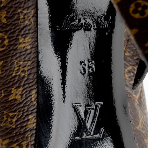 Louis Vuitton Nano Monogram Canvas Silhouette Ankle Boots - Size 8 / 38