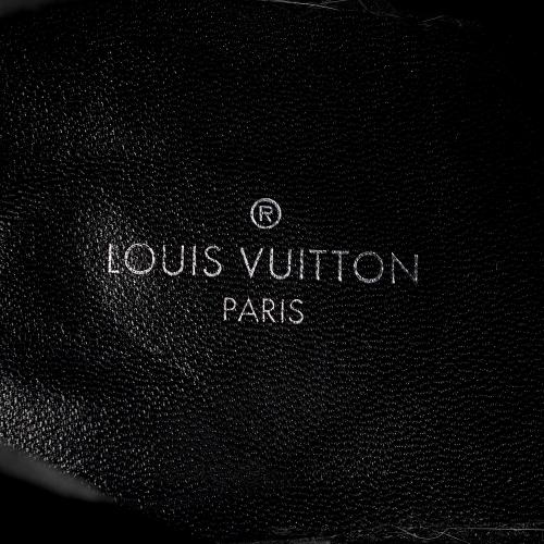 Louis Vuitton Nano Monogram Canvas Silhouette Ankle Boots - Size 8 / 38