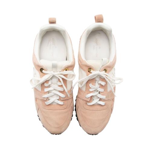 Louis Vuitton Suede Leather Run Away Sneakers - Size 6.5 / 36.5