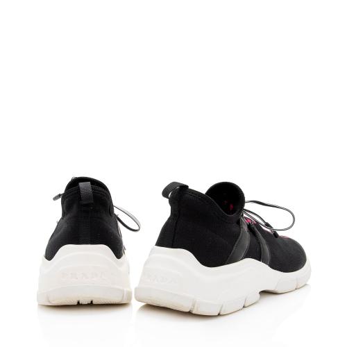 Prada Knit Logo Sneakers - Size 6.5 / 36.5