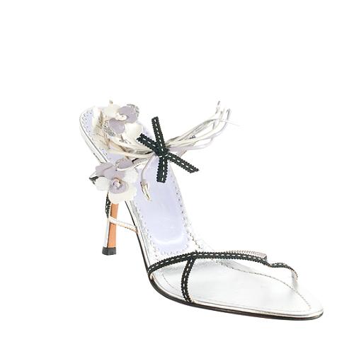 Prada Neiman Marcus 95th Anniversary Floral Sandals - Size 8 / 38 