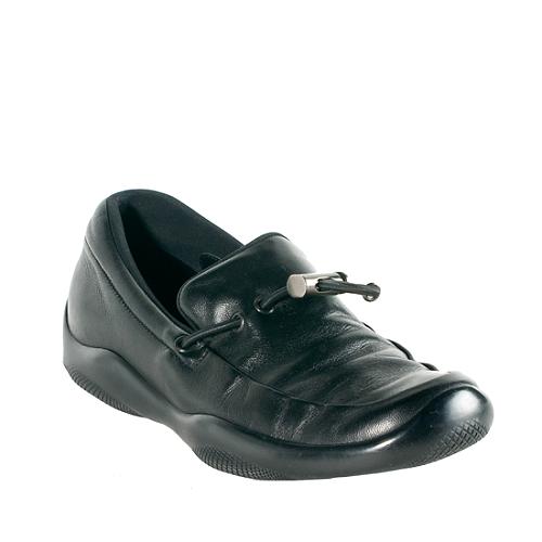 Prada Sport Leather Toggle Loafers - Size 7 / 37