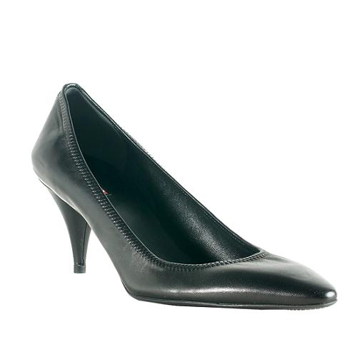 Prada Sport Nappa Leather Pointed Toe Pumps - Size 10 / 40