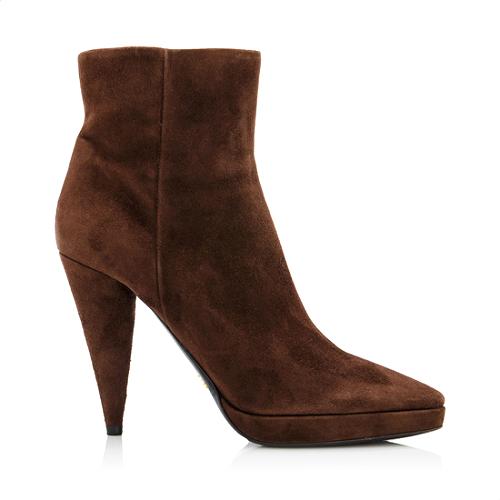 Prada Suede Ankle Boots - Size 9 / 39