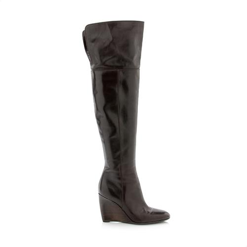 Sergio Rossi Over the Knee Boots - Size 7 / 37