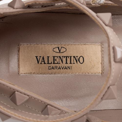 Valentino Leather Rockstud Caged Flats - Size 9.5 / 39.5