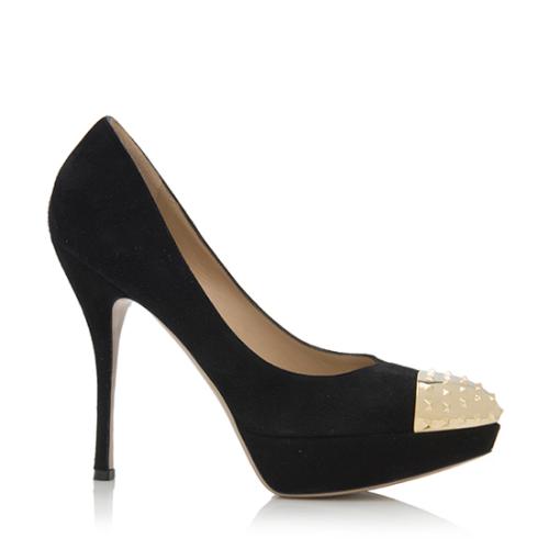 Valentino Suede Extreme Tip Pumps - Size 9 / 39 - FINAL SALE