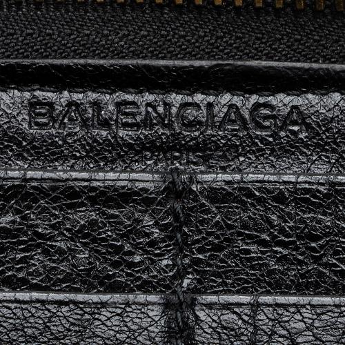 Balenciaga Leather Zip Around Wallet - FINAL SALE
