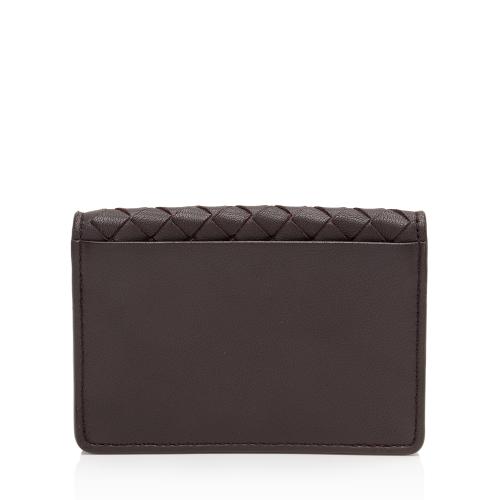 Bottega Veneta Intrecciato Nappa Card Holder