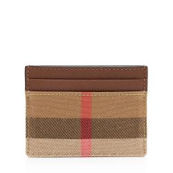 Burberry Canvas Check Card Case