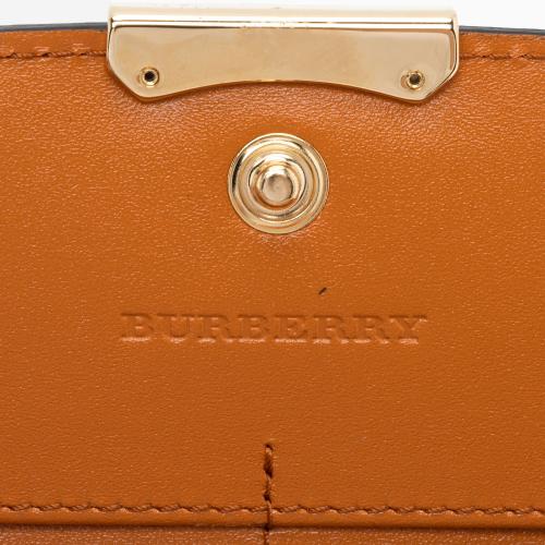 Burberry Embossed Leather Porter Wallet